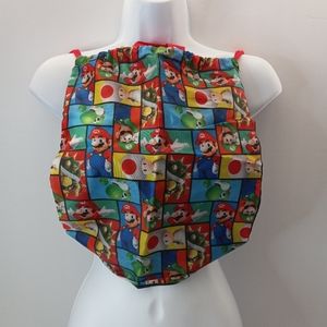 Super Mario Bros Bioworld Drawstring Backpack